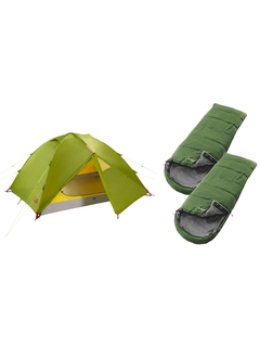 Комплект Jack Wolfskin Eclipse II + 2 Outwell Campion Lux