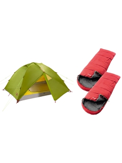 Комплект Jack Wolfskin Eclipse II + 2 Outwell Campion Lux