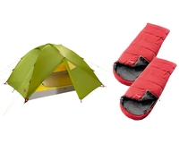 Комплект Jack Wolfskin Eclipse II + 2 Outwell Campion Lux