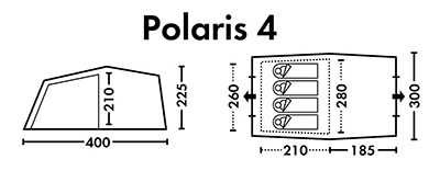 Схема Палатка FHM Polaris 4