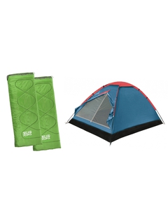 Комплект BTrace палатка Space + два спальника Easy Camp Chakra