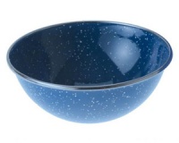 Миска глубокая с ободком эмалированная GSI Mixing Bowl Stainless Rim 5.75 blue