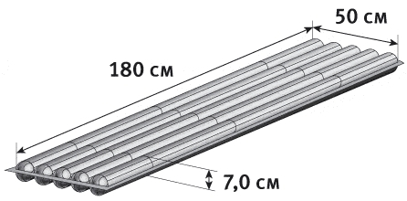 Схема Надувной коврик Alexika 600 Light