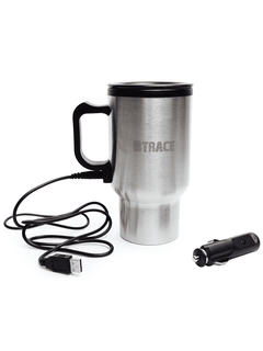 Автокружка BTrace 450 мл USB +12V