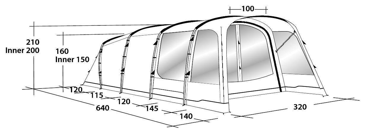 Схема Палатка Outwell Willwood 5