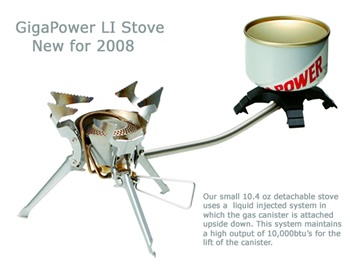 Схема Газовая горелка Snow Peak GigaPower LI Stove Backpacking GS-320